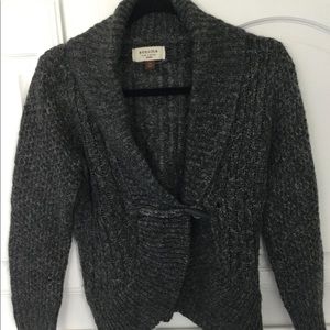 Gray Cozy Crop Sweater